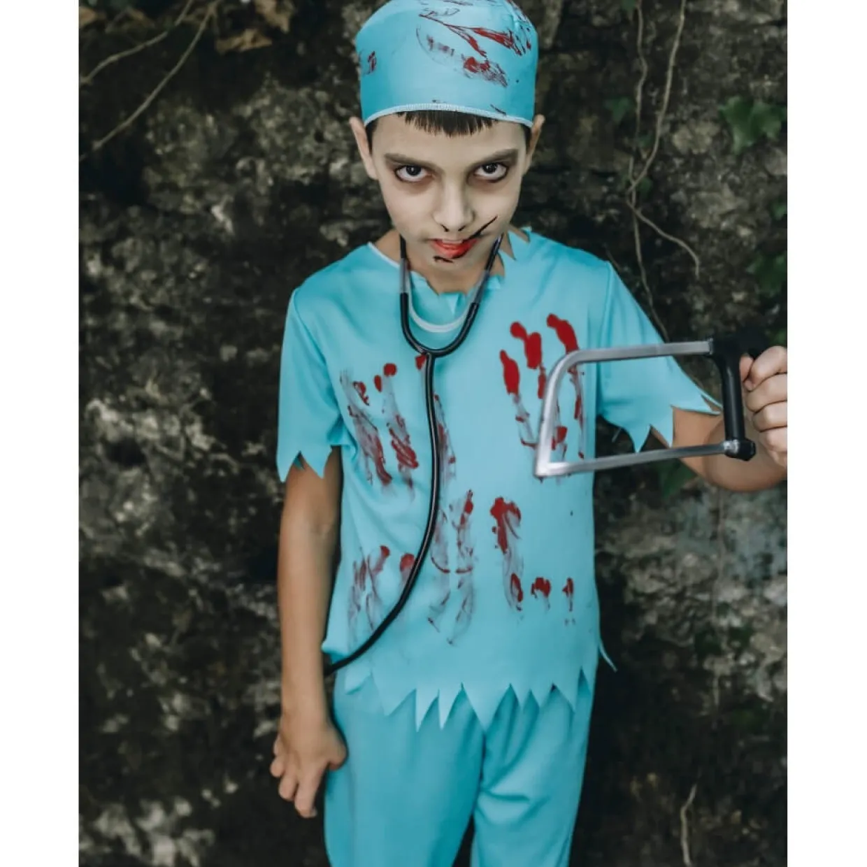 Disfraz de Cirujano Zombie para niño