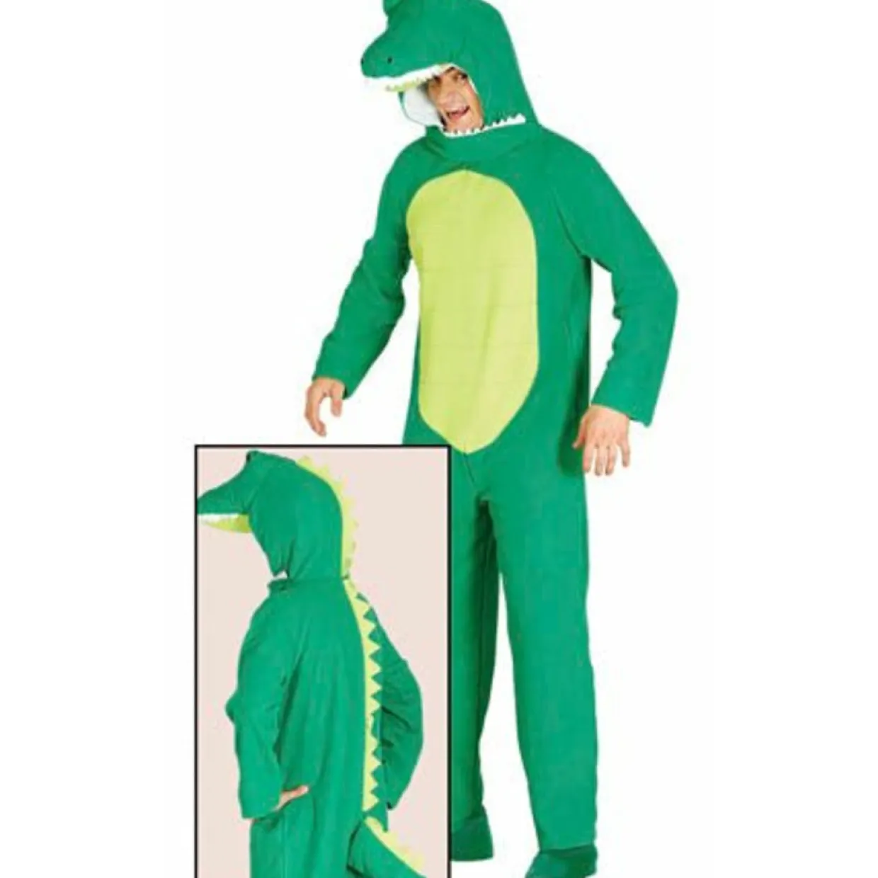 Disfraz de Cocodrilo Verde para adulto