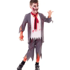 Disfraz de Colegial Zombie para niño