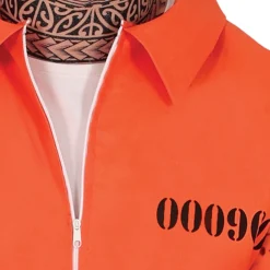 Disfraz de Convicto Americano Tatuado para adulto