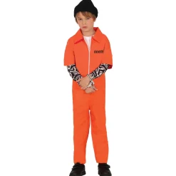Disfraz de Convicto Americano Tatuado infantil