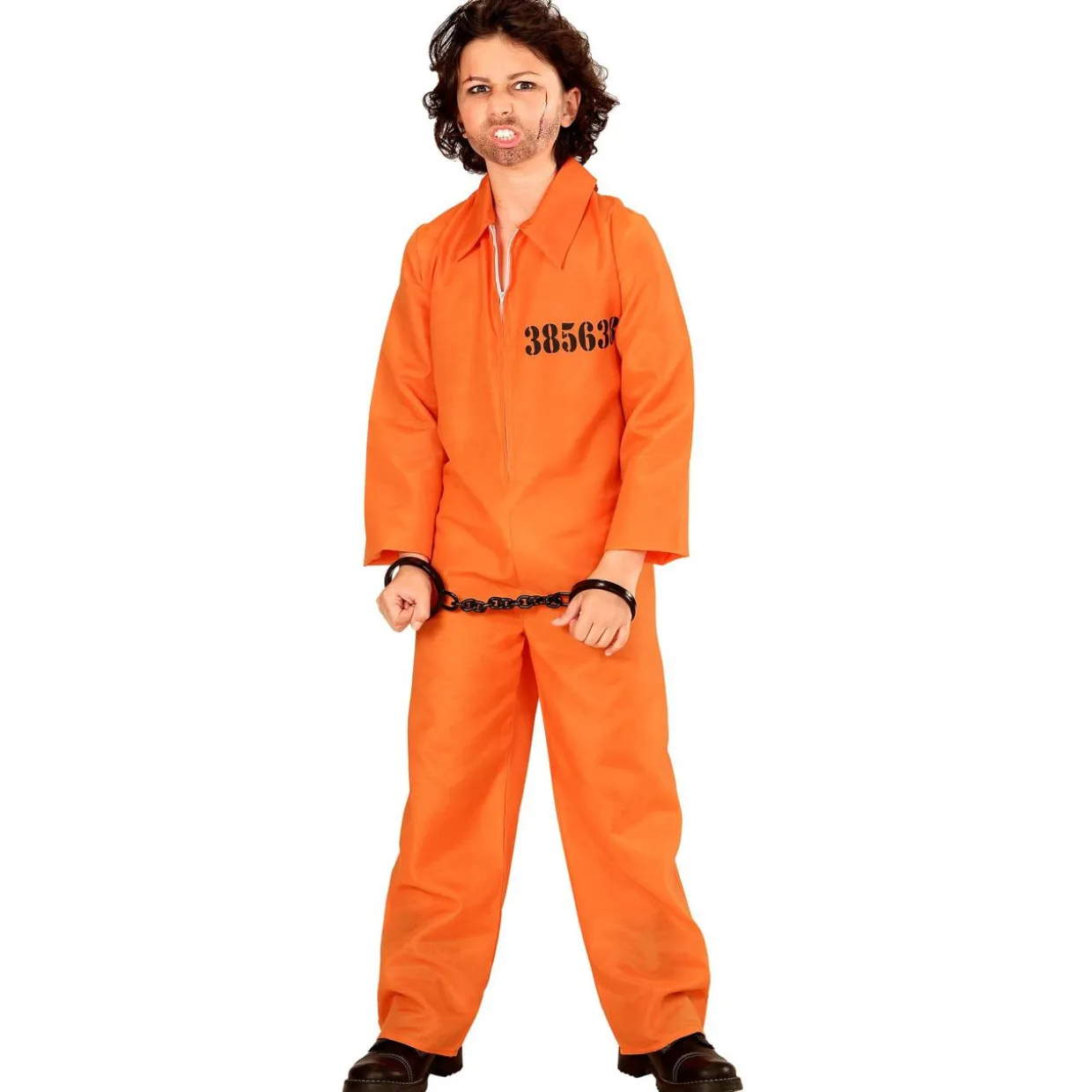 Disfraz de Convicto Naranja infantil