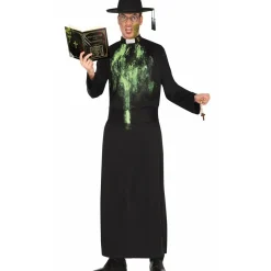 Disfraz de Cura Exorcista para hombre