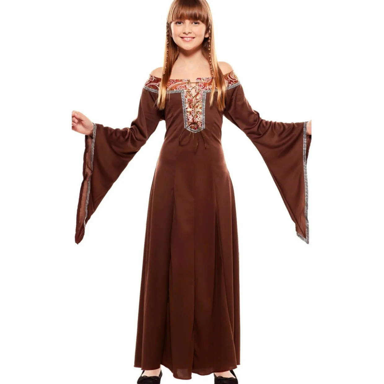 Disfraz de Dama Medieval Amice para niña