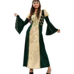 Disfraz de Dama Medieval Esmeralda para mujer