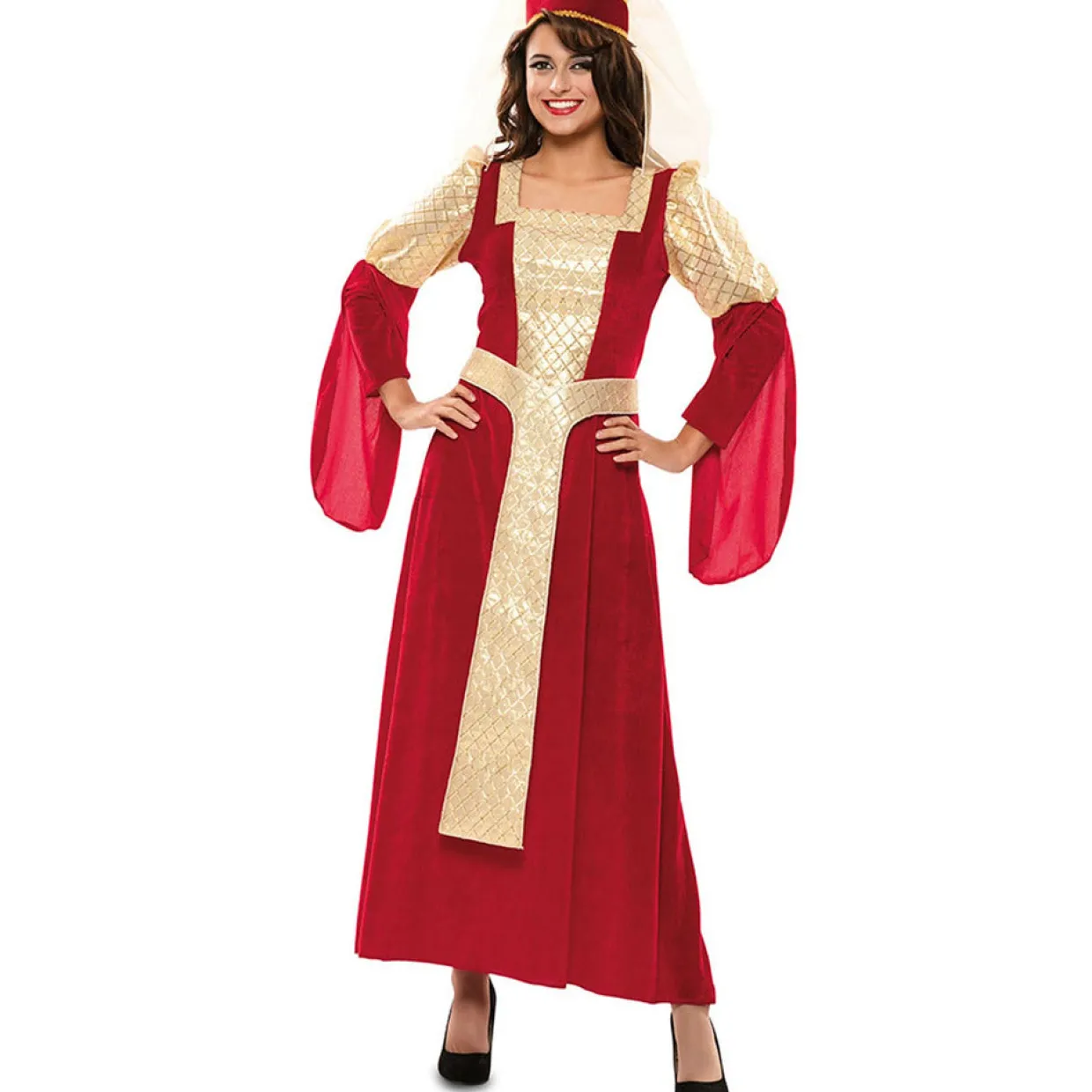 Disfraz de Dama Medieval Luján para mujer