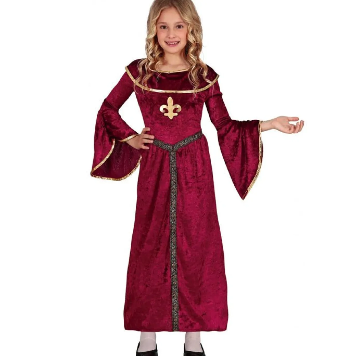 Disfraz de Dama Medieval Oria para niña