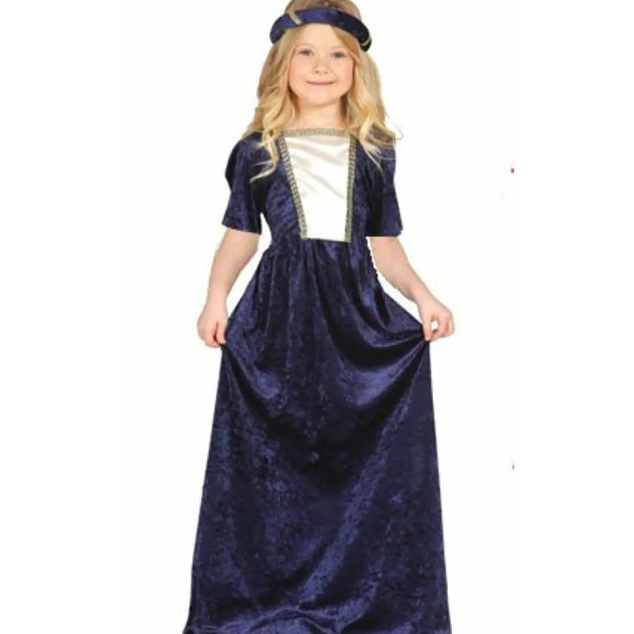 Disfraz de Dama Medieval para niña