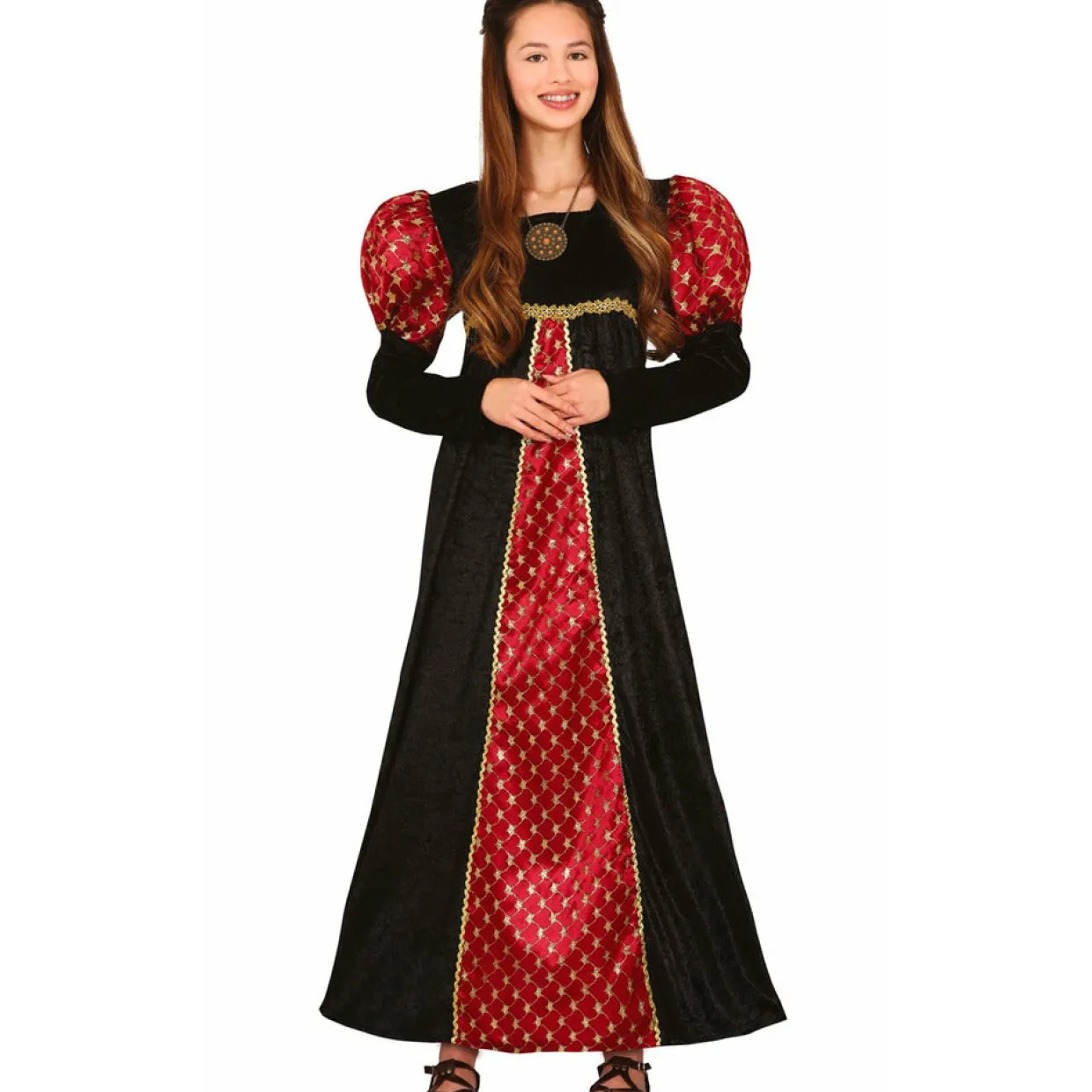 Disfraz de Dama Medieval Xisca para adolescente