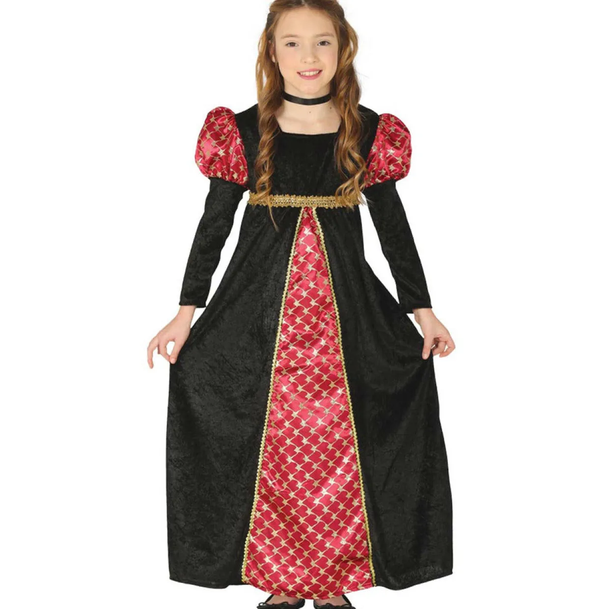 Disfraz de Dama Medieval Xisca para niña