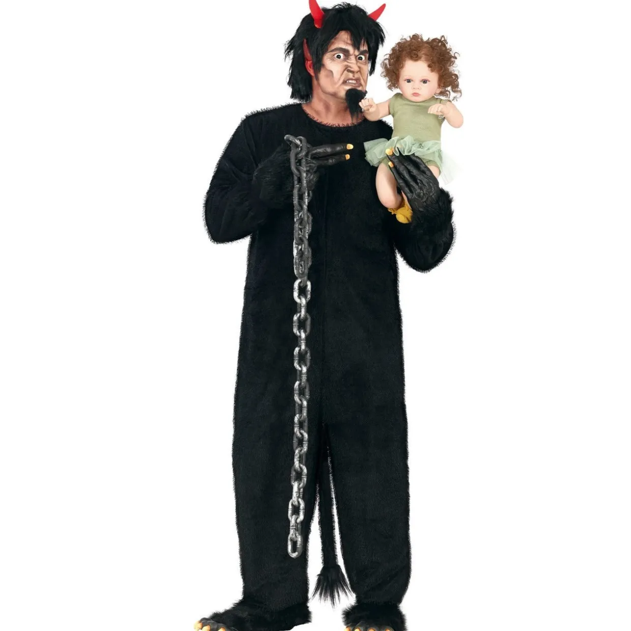 Disfraz de Demonio Krampus Deluxe para adulto