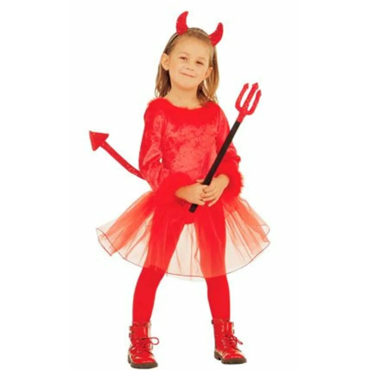 Disfraz de Diablesa de Tul para niña