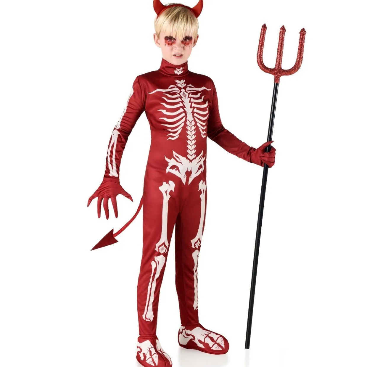 Disfraz de Diablo Esqueleto infantil