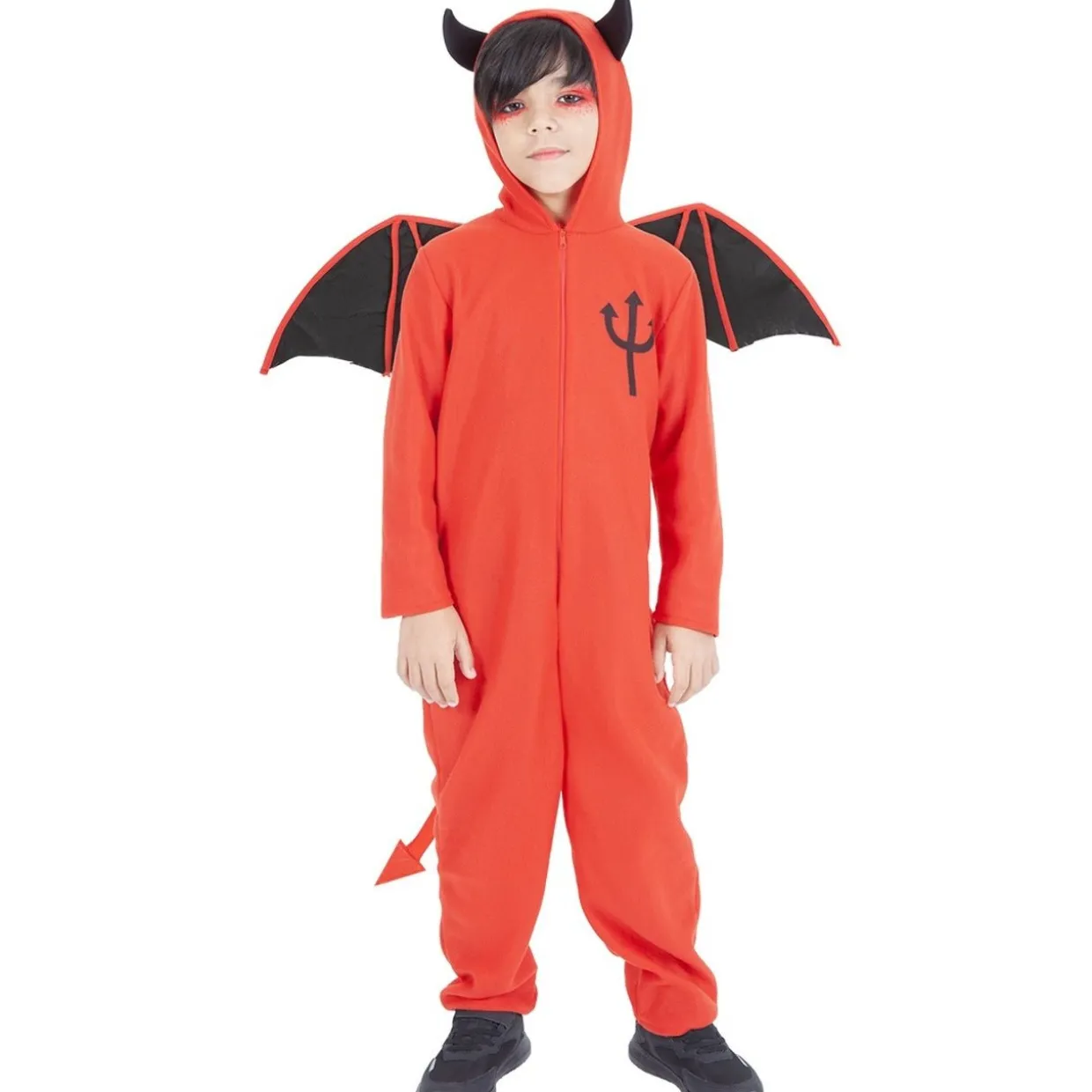 Disfraz de Diablo Rojo con Alas infantil