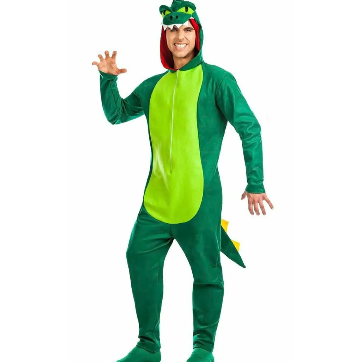 Disfraz de Dinosaurio Feroz para adulto