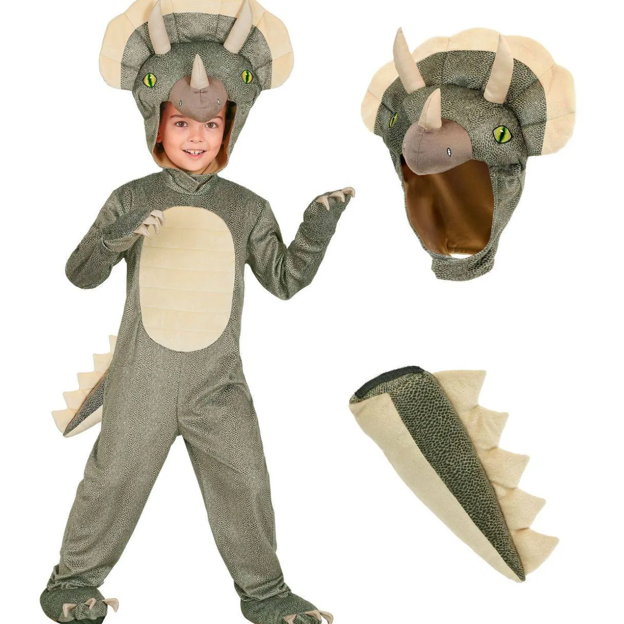 Disfraz de Dino Triceratops infantil