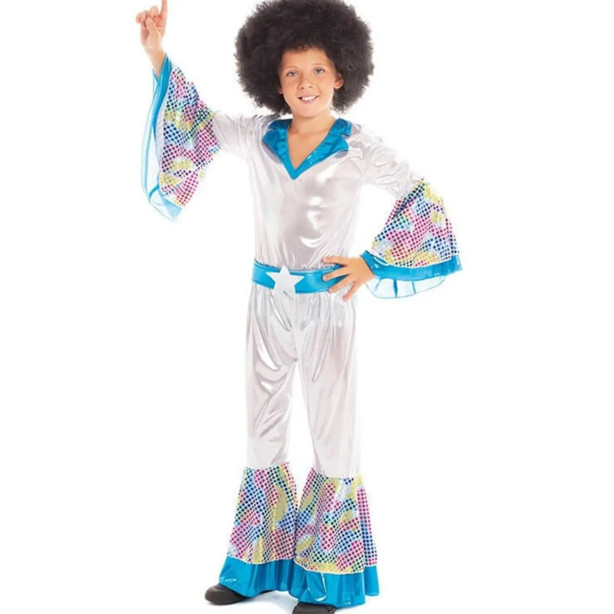 Disfraz de Disco Abba Deluxe para niño