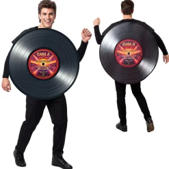 Disfraz de Disco de Vinilo para adulto