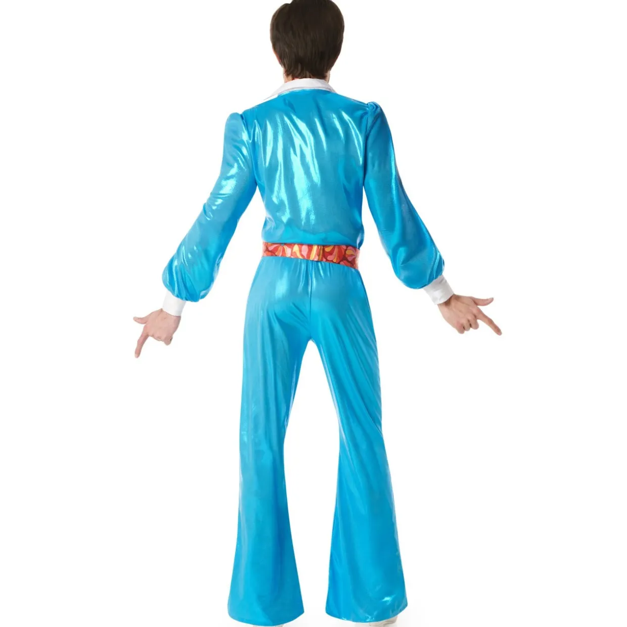 Disfraz de Disco Floral Años 70 para hombre