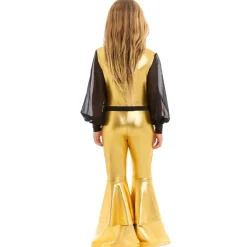 Disfraz de Disco Oro para niña