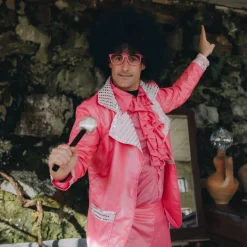 Disfraz de Disco Rosa para hombre
