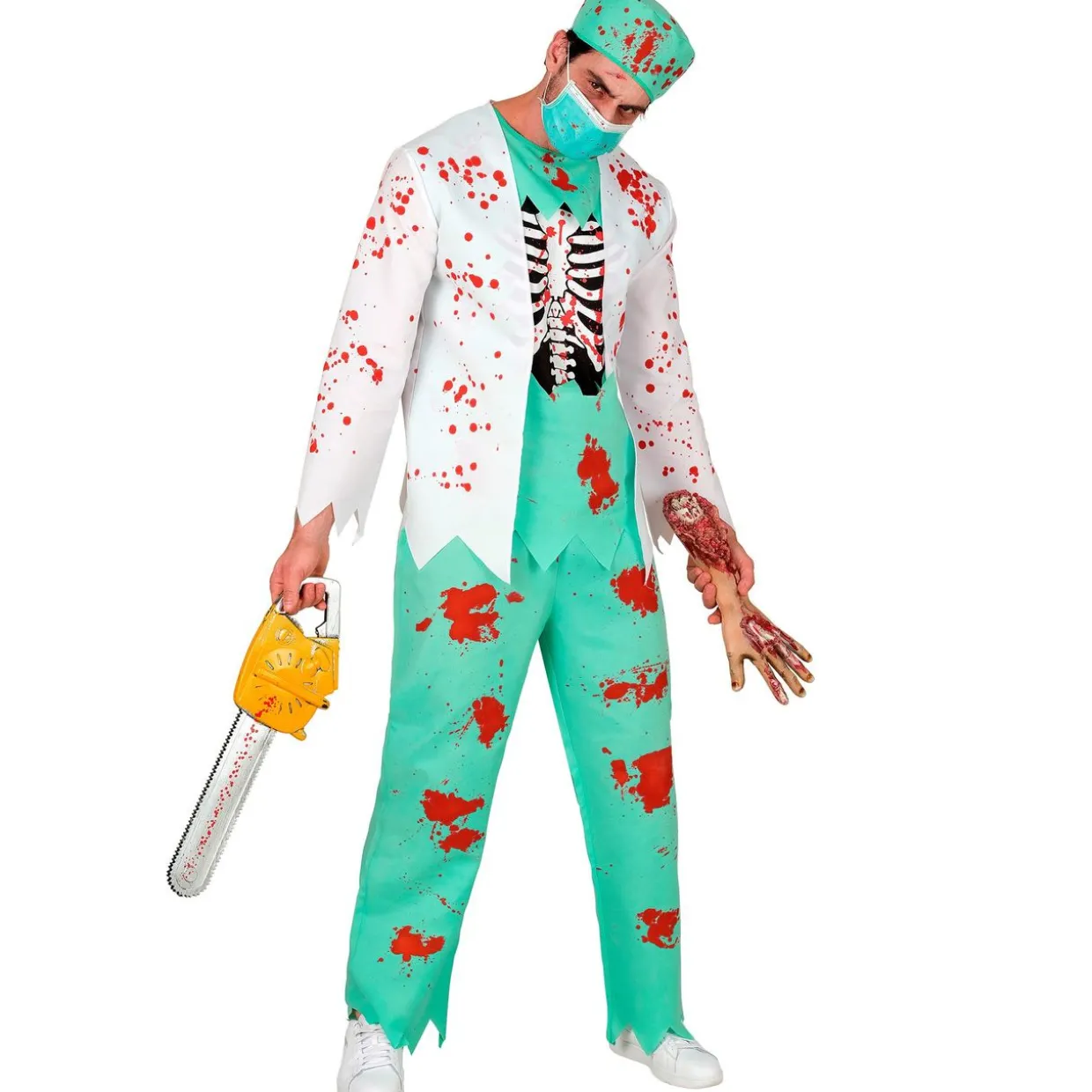 Disfraz de Doctor Zombie para hombre