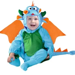 Disfraz de Dragón Azul bebé