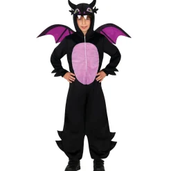 Disfraz de Dragón Negro Alas infantil