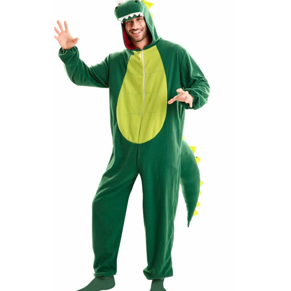 Disfraz de Dragón Verde para adulto