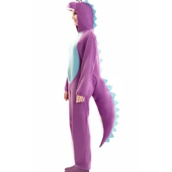 Disfraz de Dragona Lila para mujer