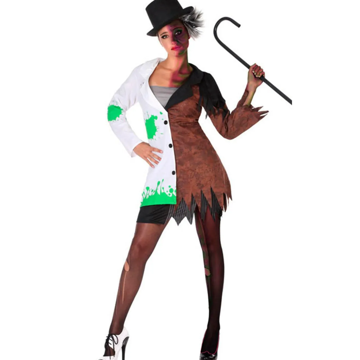 Disfraz de Dr. Jekyll y Mr. Hyde para mujer
