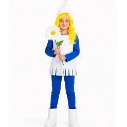 Disfraz de Duende Azul Patucos para niña
