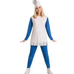 Disfraz de Duende Azul Patucos para mujer