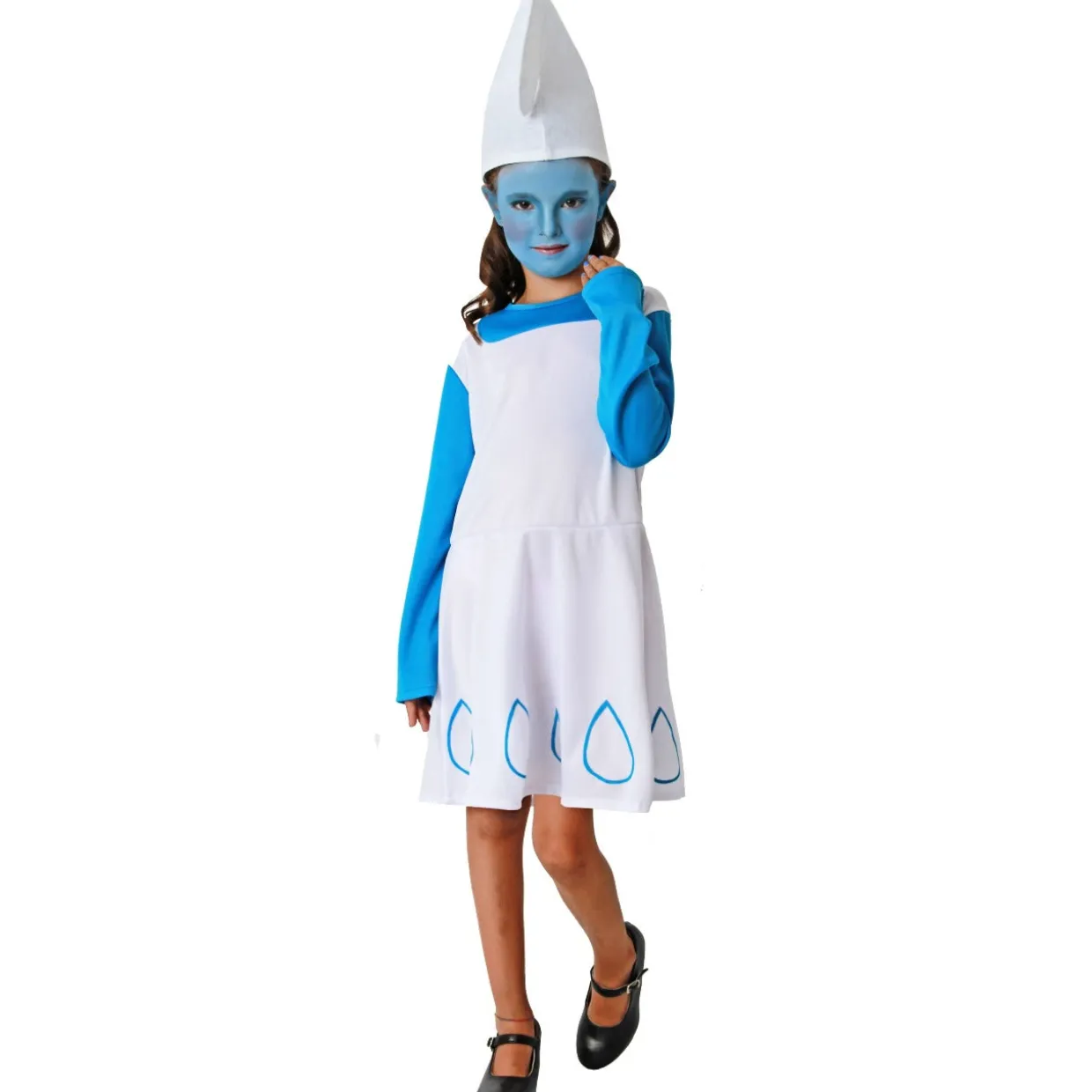 Disfraz de Duende Azul Vestido para niña