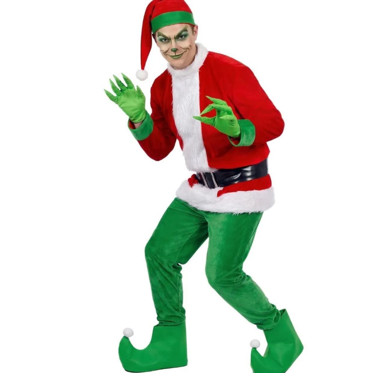 Disfraz de Duende Grinch Completo para adulto