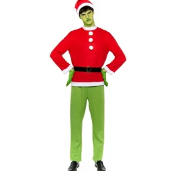Disfraz de Duende Grinch Eco para hombre