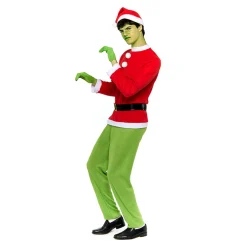 Disfraz de Duende Grinch Eco para hombre