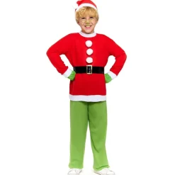 Disfraz de Duende Grinch Eco para niño