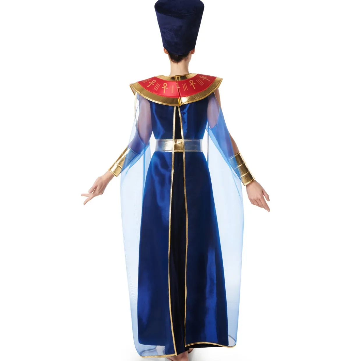 Disfraz de Egipcia Faraona Azul para mujer