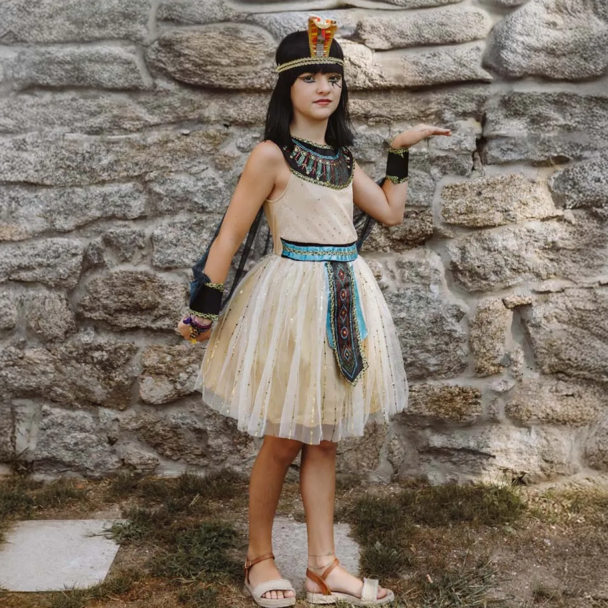 Disfraz de Egipcia Maibe niña