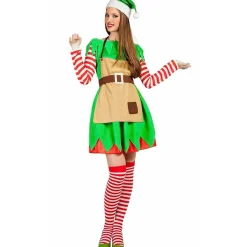 Disfraz de Elfa Claus para mujer