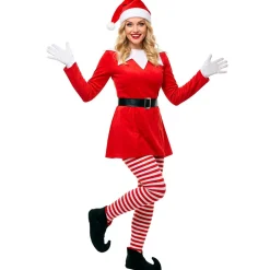 Disfraz de Elfa Divertida de Navidad para mujer