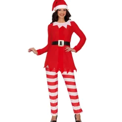 Disfraz de Elfa Traviesa de la Navidad para mujer