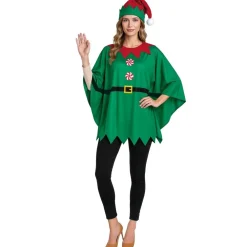 Disfraz de Elfo Poncho para adulto