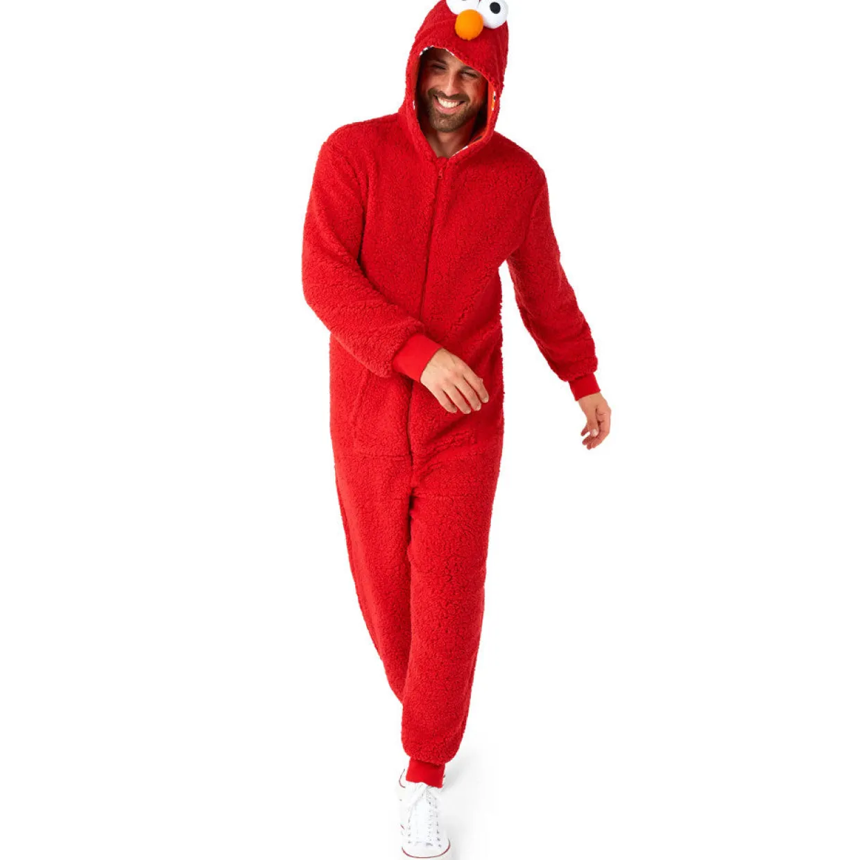 Disfraz de Elmo de Barrio Sésamo™ para adulto