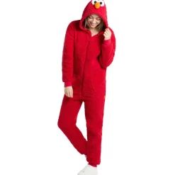 Disfraz de Elmo de Barrio Sésamo™ para adulto