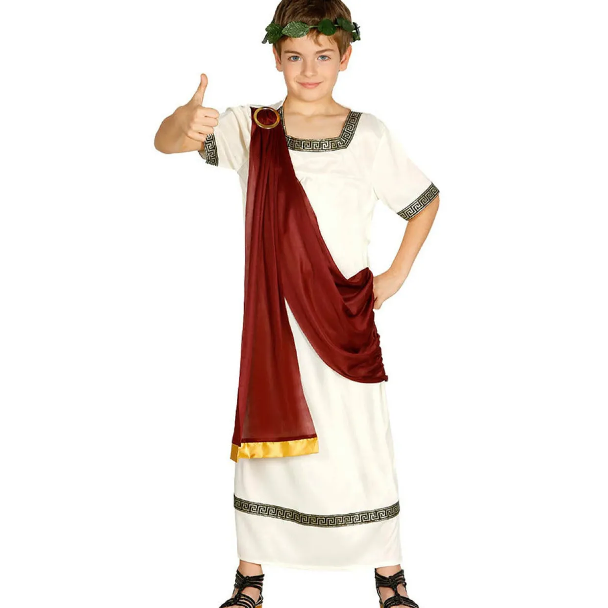 Disfraz de Emperador Augusto para niño