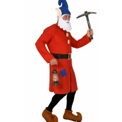 Disfraz de Enanito Rojo de Blancanieves adulto