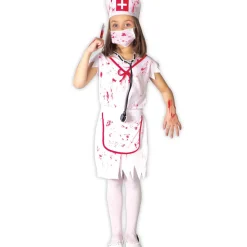 Disfraz de Enfermera Zombie para niña