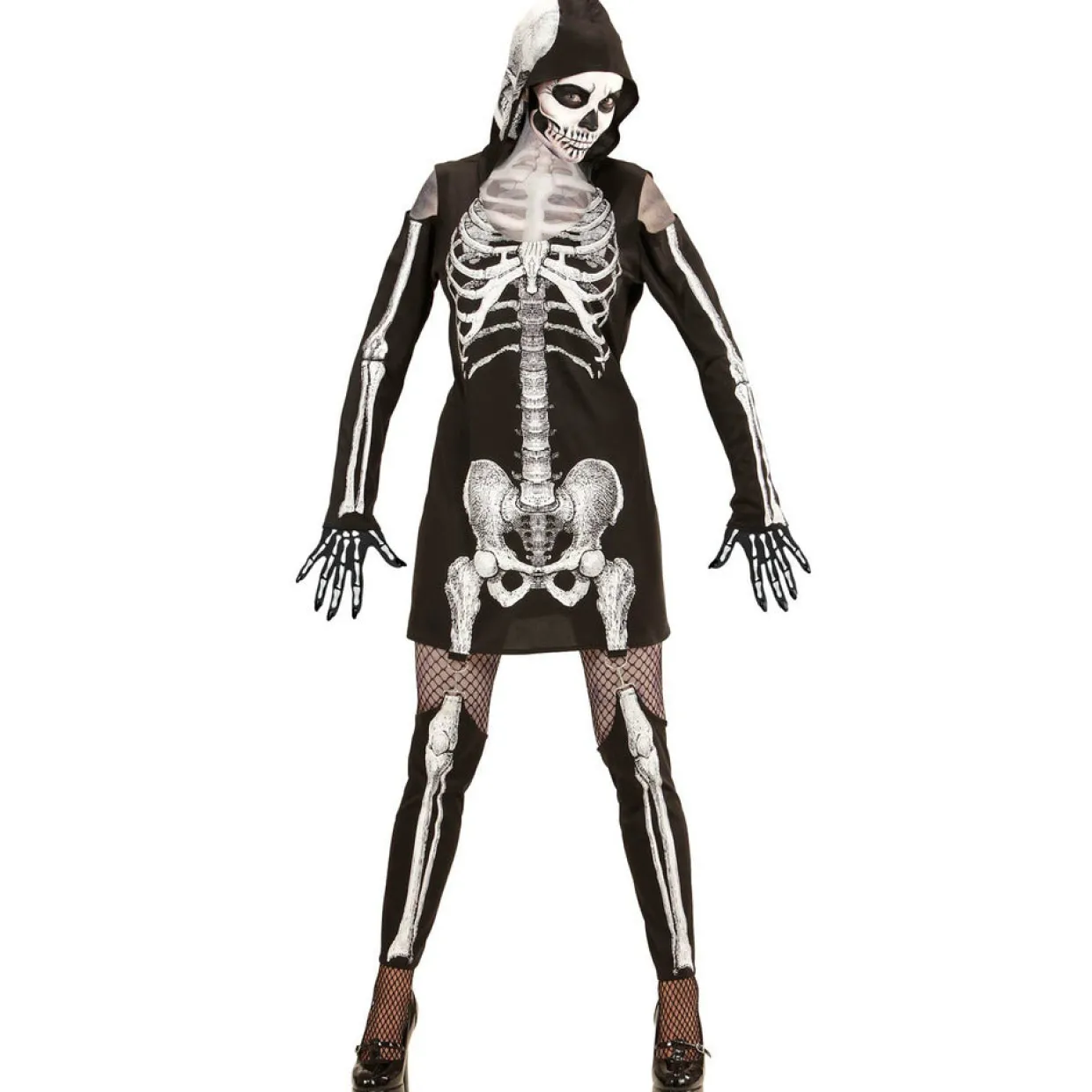 Disfraz de Esqueleto Calavera para mujer